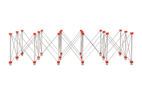 Stahovací pracovní stůl nůžkový (28917)