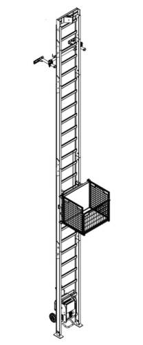 ESCALERA 200 kg - 25,8m